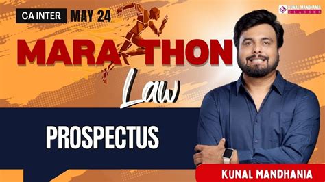 Prospectus CA Inter Law Marathons May 24 Kunal Mandhania