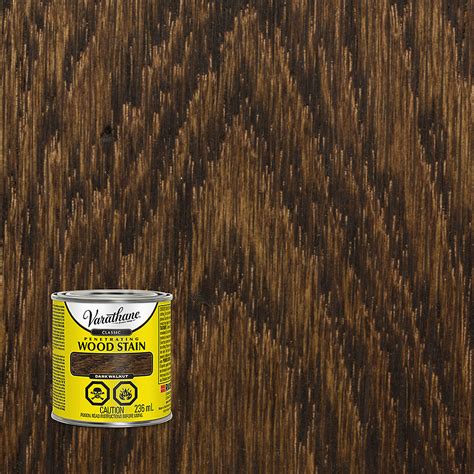 Varathane Classic Penetrating Wood Stain Dark Walnut 236ml The Home Depot Canada