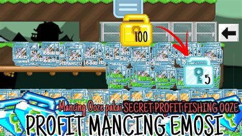 Dl To Dl Secret Profit Fishing Ooze Pakai Licorod Growtopia Youtube