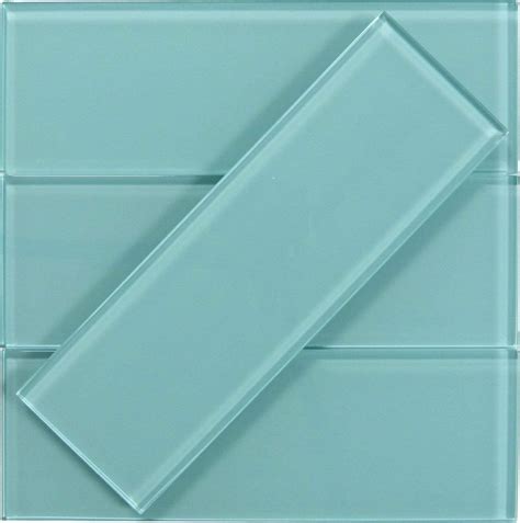 4 X 12 Blue Glass Subway Tile Glossy Csb10 — Oasis Tile