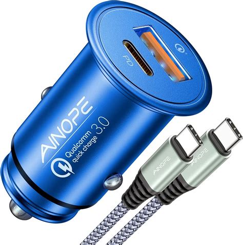 Ainope 675w Car Charger Usb C Fast Charging Mini And Compact Iphone 16 Car Charger