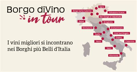 Un Tour Di Vino Tra I Borghi D Italia Openplanet Magazine Del