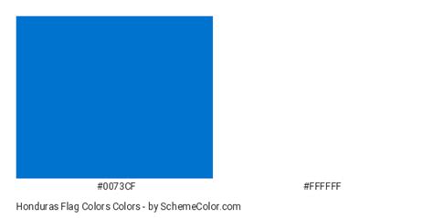 Honduras Flag Colors » Country Flags » SchemeColor.com