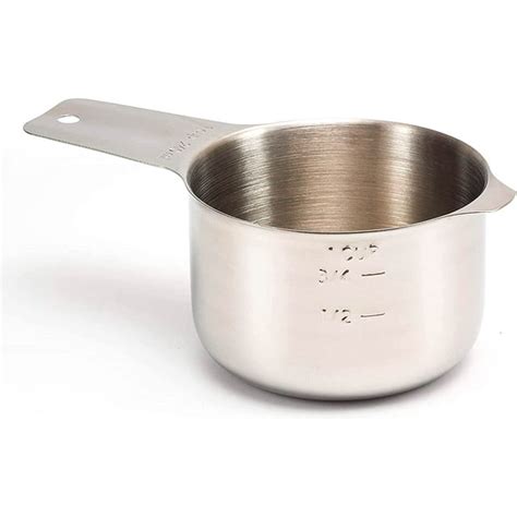 2LB Depot 1 Cup Stainless Steel Measuring Cup, Accurate Engraved ...