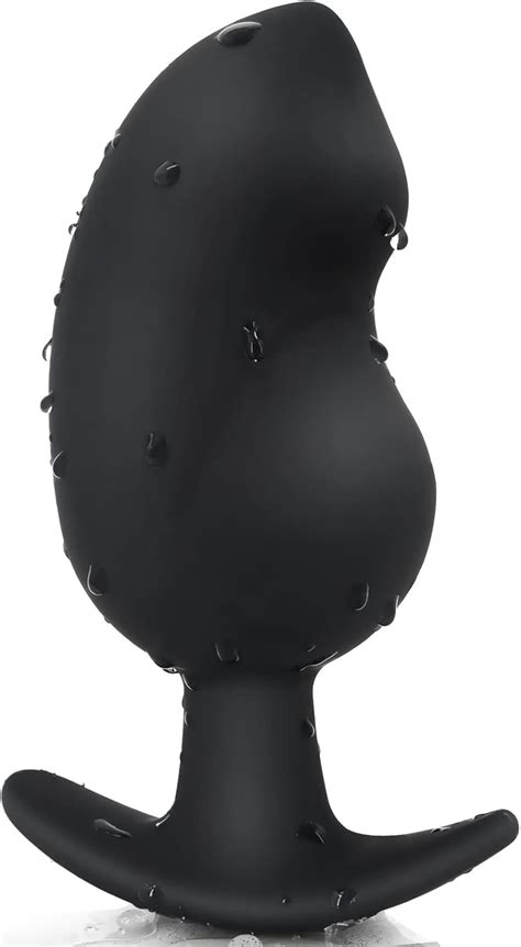 Tapón anal para un uso cómodo a largo plazo dilatador de silicona con base curvada y cintura