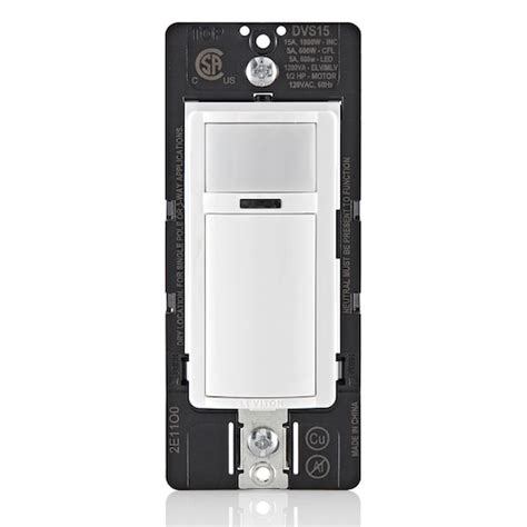 Leviton Decora Vizia 24 Hour Programmable Timer Light Switch In White