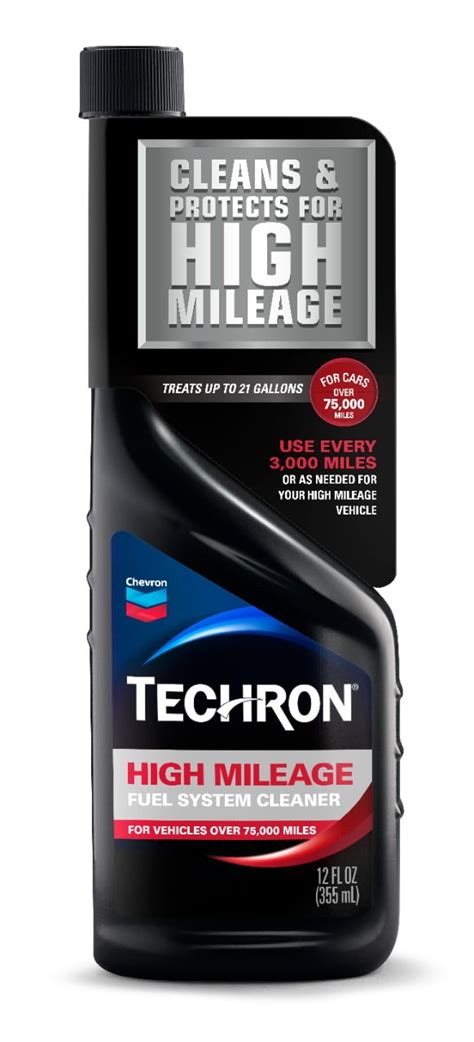 Chevron Techron High Mileage Fuel System Cleaner 12 Oz