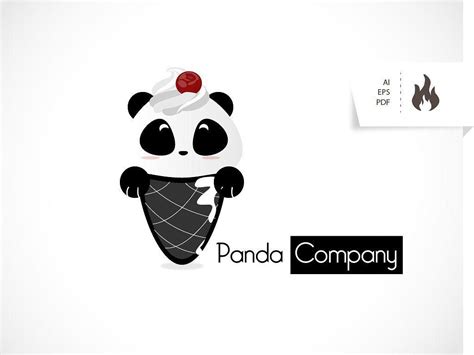 Cute Panda Logo - LogoDix