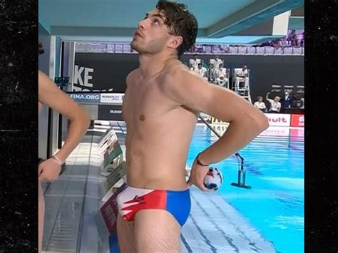 French Olympic Diver Jules Bouyer Drives Viewers Wild Over Huge Bulge