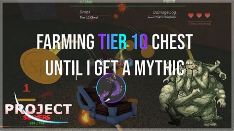 Farming TIER 10 Chest Until I Get A MYTHIC Project Slayers YouTube