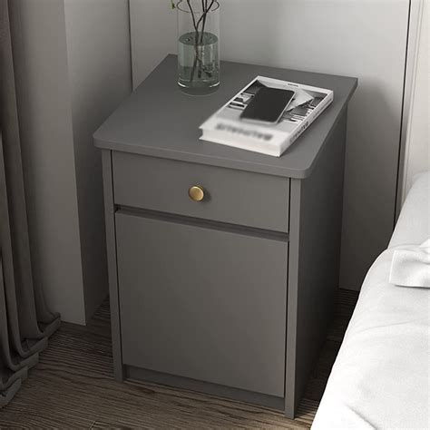 amazoncom joeuqk grey crevice bedside table ultra narrow cm wide