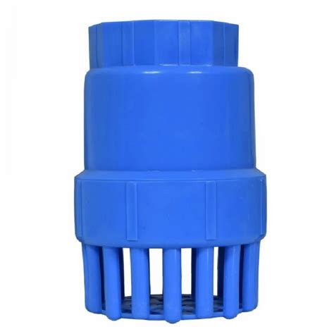 Pvc Plastic Inch Blue Foot Valves Valve Size Inch At Rs Piece