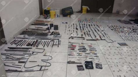 Las Armas Encontradas En El Penal Del Topo Chico