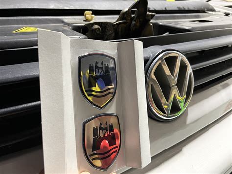 Volkswagen Wolfsburg Coat Of Arms Crest Logo Emblem Wing Fender Decals