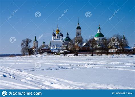 ROSTOV, RUSSIA - February, 2018: Rostov the Great. Spaso-Yakovlevsky ...