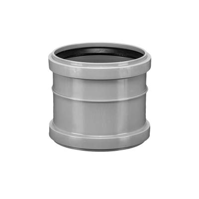 Муфта двухраструбная для внутренней канализации ПП 110 мм - Купить в ...