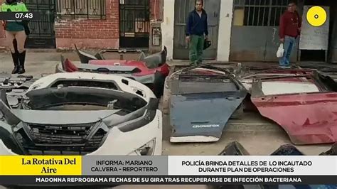 Comas Incautan Autopartes De Dudosa Procedencia Por Un Valor De Dos