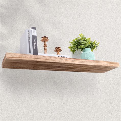 Axeman Floating Shelves Inch Deep Rustic Solid Wood Wall Shelves For