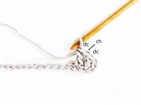 Double Crochet V Stitch Tutorial Step By Step Jewels And Jones