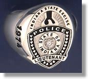 Custom Design Law Enforcement & Firefighter Badge Rings | SADiamonds