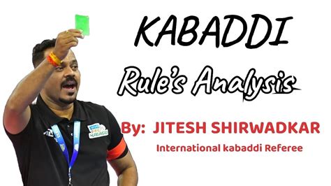 Kabaddi Rules By Jiteshshirwadkar Viralvideo Pkl Pkl Kabaddi