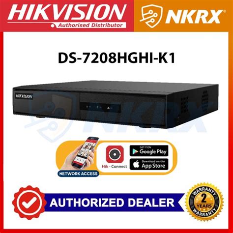 Hikvision Ds Hghi K Channel Mp Mp Lite Turbo Hd Dvr Ch