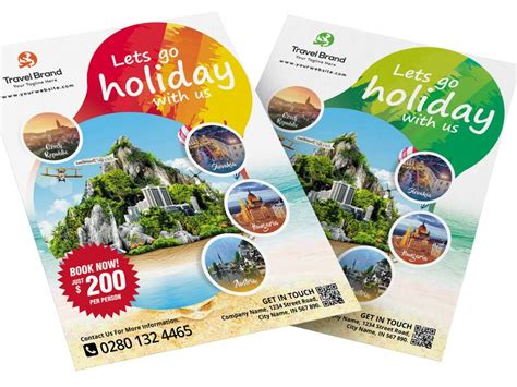 Travel Flyer | Flyer, Travel poster design, Brochure design template