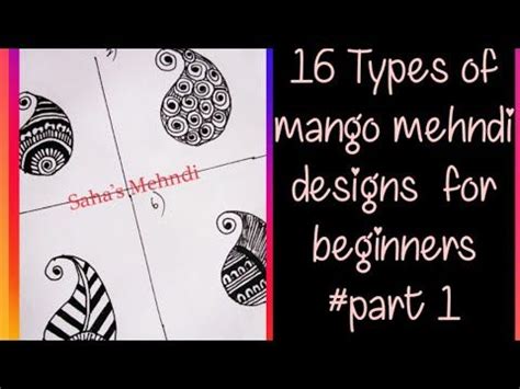 Different Types Of Mango Mehndi Designs For Beginners Basic Mehndi