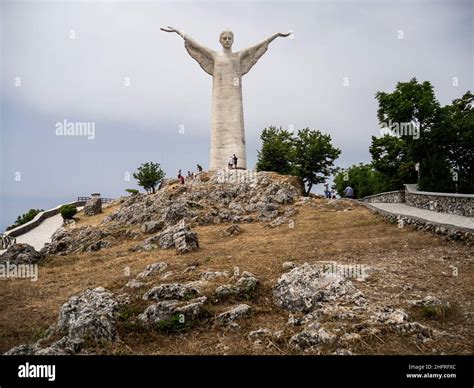 Christ the Redeemer statue, Maratea, Basilicata, Italy Stock Photo - Alamy