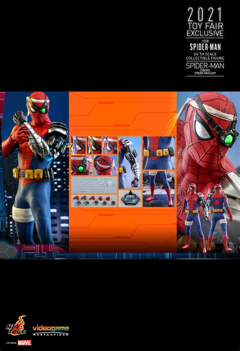 Spider Man Cyborg Suit Vgm Edition Scale Hot Toys Exclusive Figure