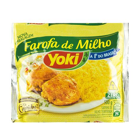 Farofa Pronta de Milho YOKI - SUCOs do Brasil