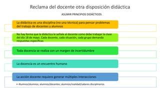 RETOS DE LA DOCENCIA ANTE EL MARCO CURRICULAR 2022 PPT Descarga