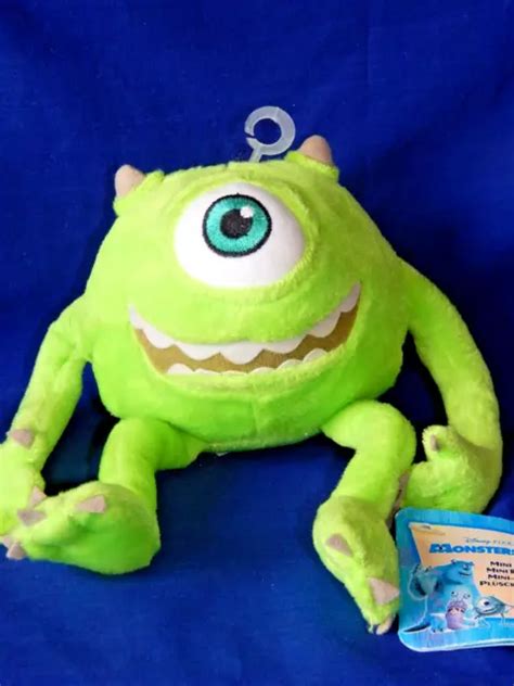 Disney Pixar Mike Wazowski Soft Plush Beanie Toy Monsters Inc 7 Hasbro £895 Picclick Uk