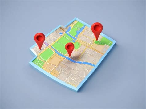 Premium Photo 3D Rendering Realistic Location Map Pin GPS Pointer