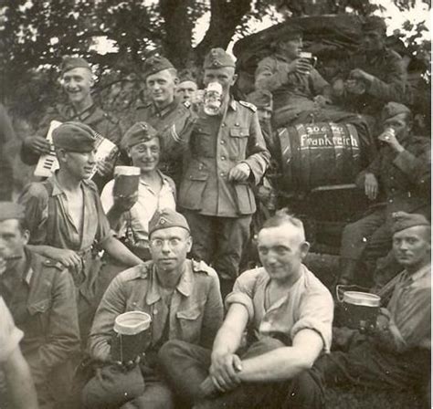 German Soldiers Drink Beer And Listen To Accordion Saipan Island Medal