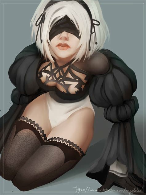 NieRAutomata By Mepleliaf Hentai Foundry
