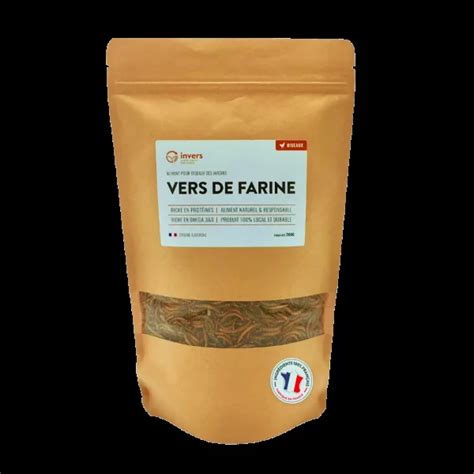 Vers de farine déshydratés 400 Gr Suisse Poulailler MR Sàrl