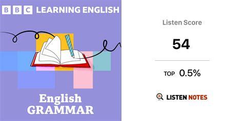 6 Minute Grammar Podcast Bbc Radio Listen Notes