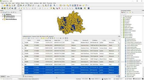 Performing A Spatial Join In Qgis Youtube