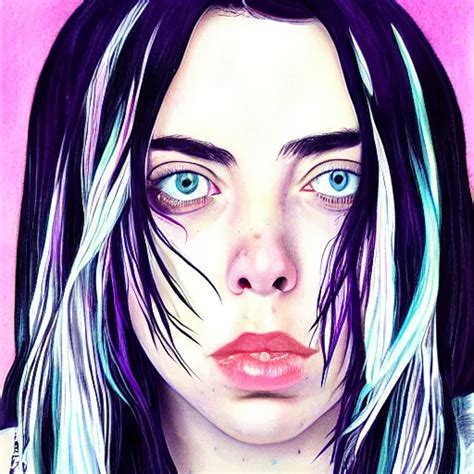 Billie Eilish Portrait By Ogata Gekko Stable Diffusion Openart