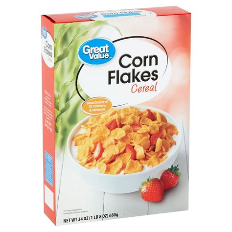 Great Value Corn Flakes Cereal 24 Oz