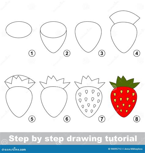 how to draw strawberries 6