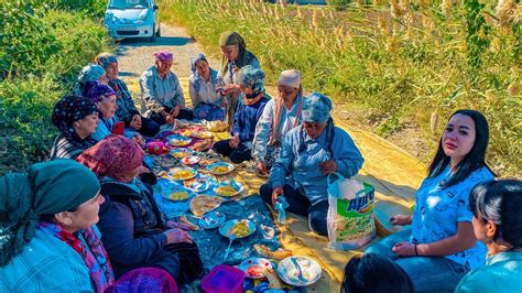 УЗБЕКИСТАН! ЖЕНСКИЙ труд на ХЛОПКЕ ! Приготовили КАЗАН- КАБОБ ! Дойра ...