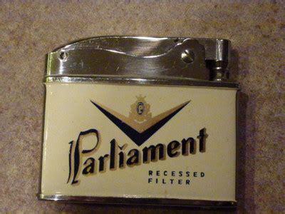 Vintage Parliament Cigarette Lighter -- Antique Price Guide Details Page