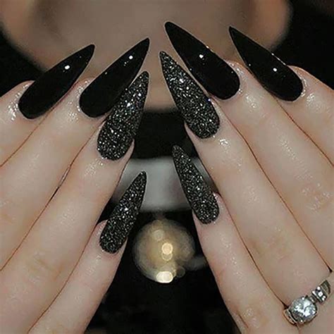 Aliexpress.com : Buy TKGOES 100PCS Long Stiletto Nails Long Sharp False ...