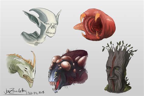 Creature Designs 1 By Tripplejaz On Deviantart