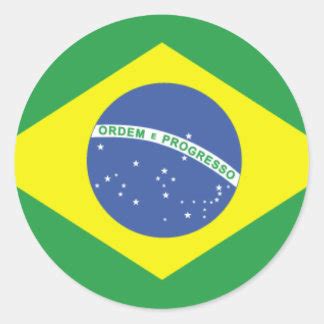 Brazil Flag Stickers | Zazzle