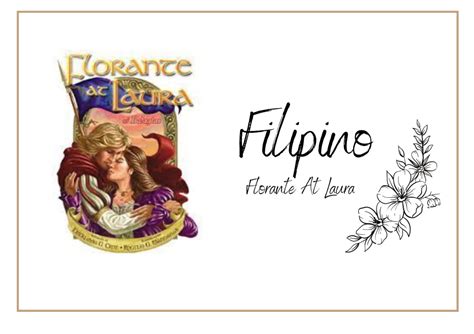 Filipino Florante At Laura Stmarkmarasiganmardine