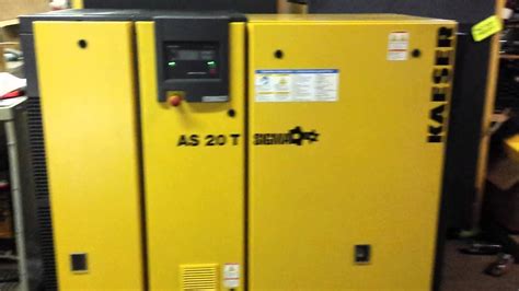 2008 Kaeser As 20 T 20hp Rotary Screw Air Compressor W Integrated