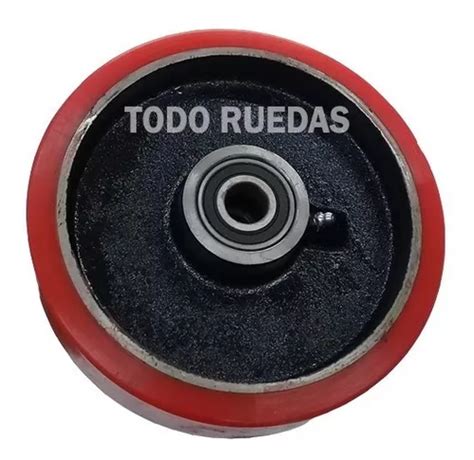 Rueda Hierro Y Poliuretano 300x75mm Doble Ruleman En Venta En Quilmes